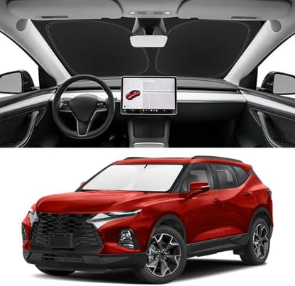 Custom Fit Windshield Sun Shade for Chevy Blazer 2019-2026 by SLOGENTO