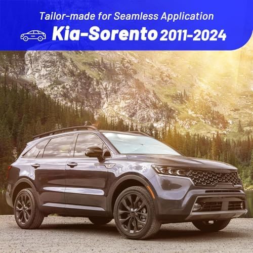 Windshield Sun Shade Umbrella for Kia Sorento 2011-2024 Front Windows - Image 3
