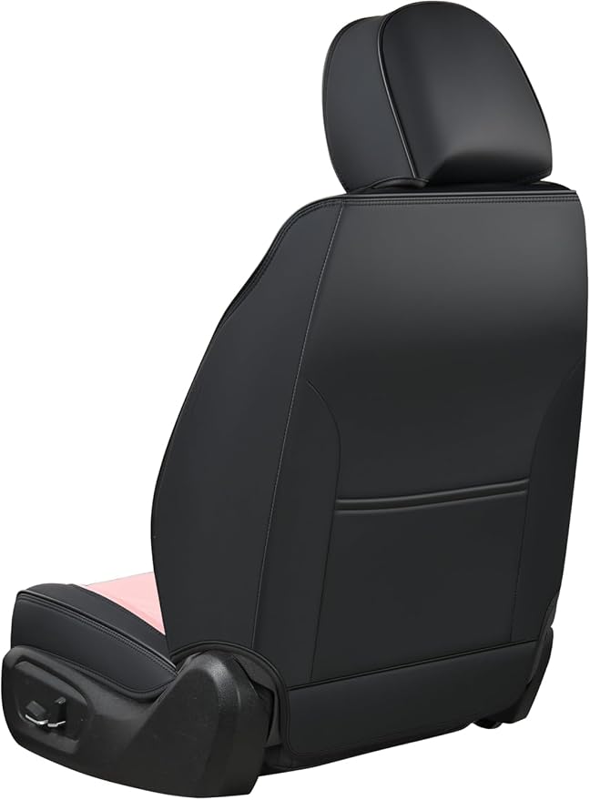 Leather Seat Covers for Car Waterproof Front Seat Covers 2 Pack Purple Car Seat Cover Universal Driver Seat Protector for Most Cars Trucks SUV - Image 7