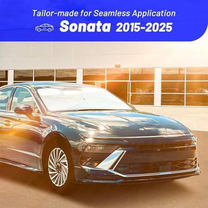 Windshield Sun Shade for Hyundai Sonata 2015-2025, Custom Umbrella Sunshade - Image 3