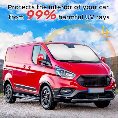 Windshield Sunshade for Ford Transit 2015-2024 2025 2026 Window Shield - Image 4