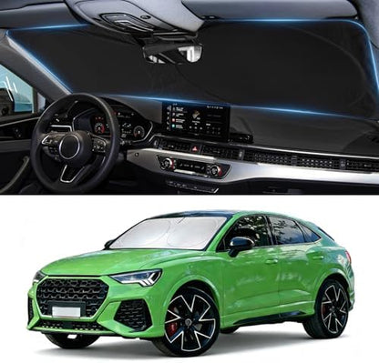 Sun Shade for Audi Q3 2013-2018 Windshield Sunshade Sun Visor by BOODANCARS
