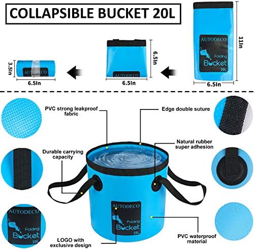 35Pcs Car Wash Detailing Kit Cleaning Kits with Foam Gun Sprayer Collapsible Bucket Brush Large Wash Mitt Towels Complete Interior Exterior Car Washing Supply Set Blue - Image 4
