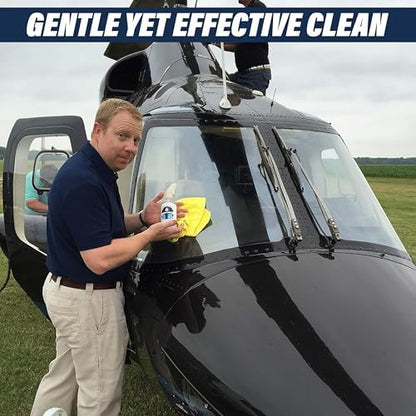 Plane Perfect Eyes Outside Windshield Cleaner - Aviation & Multi Surface Glass, Plastic, Plexiglass - Streak Free, Non Abrasive, Reduces Fog, UV Safe for Airplanes, Cars, Boats & LCD Screens | 16 Oz - Image 4