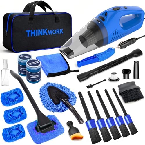 THINKWORK Car Cleaning Kit with Vacuum,Deep Cleaning for Interior Detailing by THINKWORK