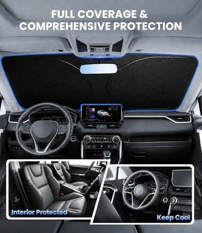 Zanch Windshield Sun Shade for Mercedes Benz GLC300 2016-2024 - Image 5
