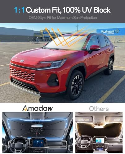 Windshield Sun Shade for Toyota RAV4 2000–2026 - Image 3