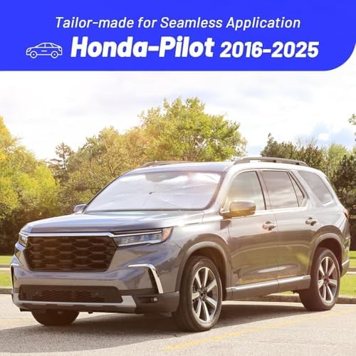 Windshield Sun Shade Umbrella for Honda Pilot 2016-2025 Front Window - Image 3
