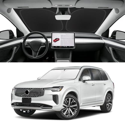 Custom Fit Windshield Sun Shade for Volvo XC90 2016-2026 by SLOGENTO