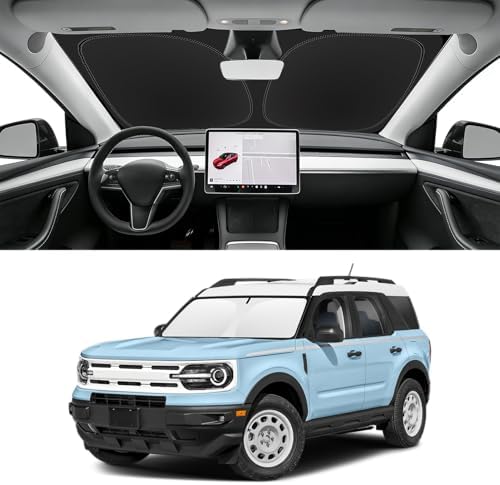 Custom Fit Windshield Sun Shade for Ford Bronco Sport 2021-2026 by SLOGENTO