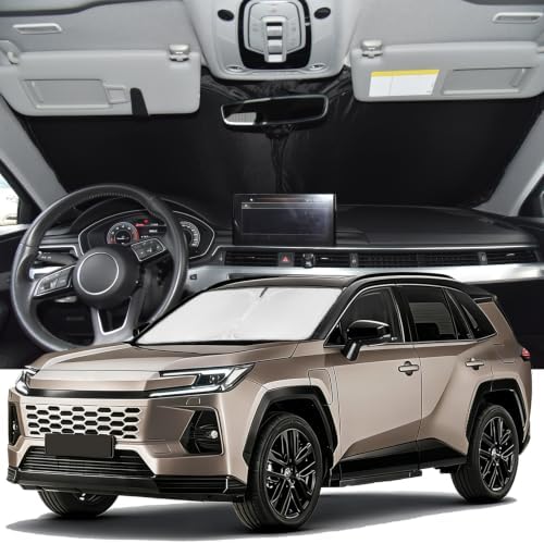 Windshield Sunshade for Toyota RAV4 2025 2026 Sun Shade by ZOIBVCARSUNSHADE