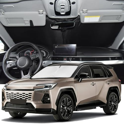 Windshield Sunshade for Toyota RAV4 2025 2026 Sun Shade by ZOIBVCARSUNSHADE
