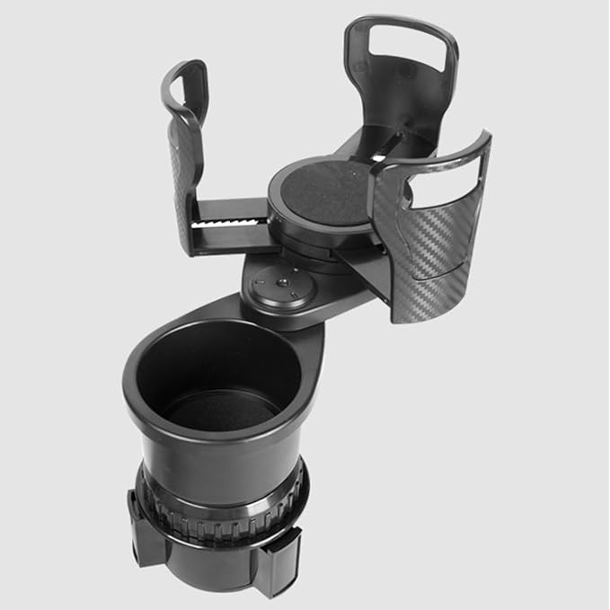 Cup Holder Expander for car, 2 in 1 Multifunctional Car Cup Holder Extender Adapter,with Adjustable Base,Compatible with Hydro Flask, Yeti, Nalgene, 32/40 oz Large Bottles Drinks Mugs by Hecotrax
