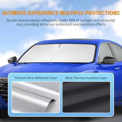 Windshield Sun Shade for Honda Accord 2008-2013 Sunshade - Image 5