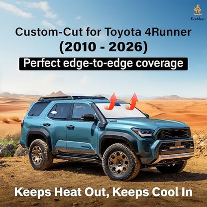 EcoNour Windshield Sunshade for Toyota 4Runner 2010-2023 2024 2025 2026 - Image 2