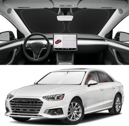 Custom Fit Windshield Sun Shade for Audi A4 2017-2025 by SLOGENTO
