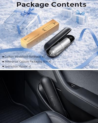 Weektic Custom Windshield Sun Shade Umbrella for Ford Explorer 2011-2026, [Double Thickened Ice Crystal Coating] Sun & Heat Protection, Keep Vehicle Cool & Protect Interior - Image 4