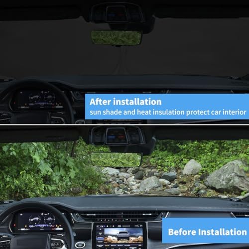 Windshield Sun Shade Car Sunshade Accessories Fit 2021-2011 Jeep Grand - Image 4