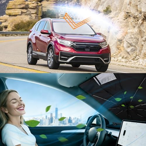 Windshield Sun Shade Umbrella for 2017-2022 Honda CRV CR-V - Image 6