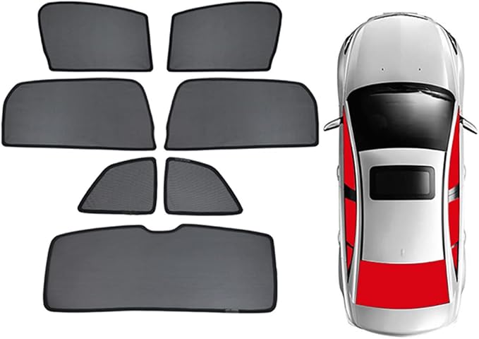 Car Window Sun Shade for GX 460 2010-2022 Magnetic Curtain,7PCS | Side window,Rear Window,Sun UV Protection Cover for Baby Sleeping, Auto Accessories - Image 2