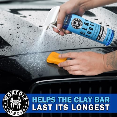 Wontolf Clay Bar Kit, Complete Clay Bars Auto Detailing Clay Luber Lubricant Car Wash Kit, Premium Grade 4 Clay Bars, Lubricant Tablets 20 Pack, Car Detailing Kit for Detailing Cleaning - Image 4