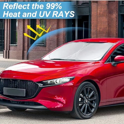 Sun Shade for Mazda 6 2014-2021 Windshield Cover Front Window Sunshade - Image 3