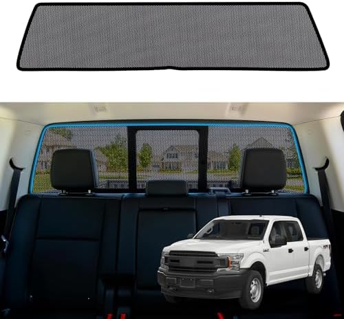 F150 Window Shades 2015-2020, Rear Window Mesh, 1PC by KOCZIL