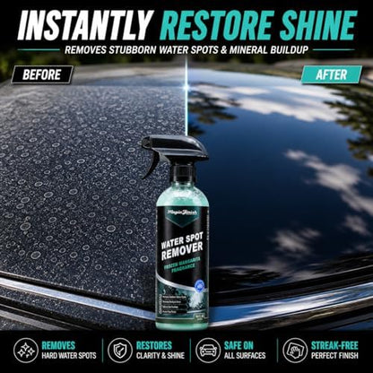 Magic Finish Water Spot Remover for Cars – Professional Hard Water Stain & Mineral Deposit Remover for Paint, Chrome & Wheels – Restores Shine & Gloss – Frozen Margarita Scent – 16oz - Image 5
