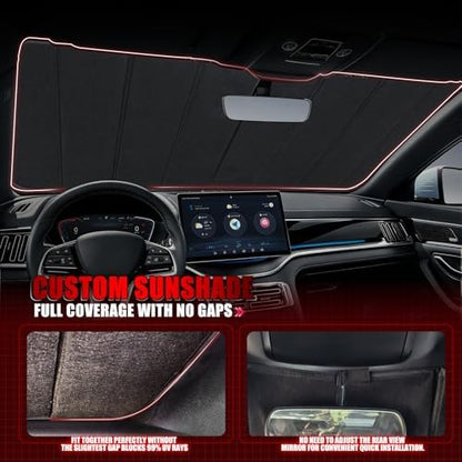 Windshield Sun Shade for Hyundai Santa Fe 2024-2025 2026 - Image 5