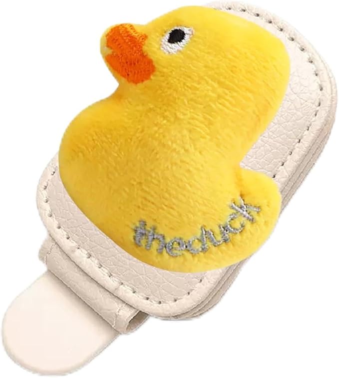 Duck Car Visor Accessories Magnetic Leather Sunglasses Holder | Ticket Card Clip Sunglasses Mount,Cars Visor Accessories Gadgets Ducks Auto Decor,Duck Gifts for Women,Men,Mom by Unknown