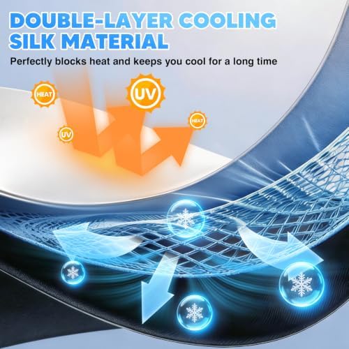 KUST Windshield Sun Shade Umbrella for 【2015-2020 Chevrolet Chevy Suburban/Tahoe, GMC Yukon XL, Yukon Denali XL】 | Custom Fit Titanium Silver Windshield Sunshade | with Bendable Handle | Blocks Heat - Image 4