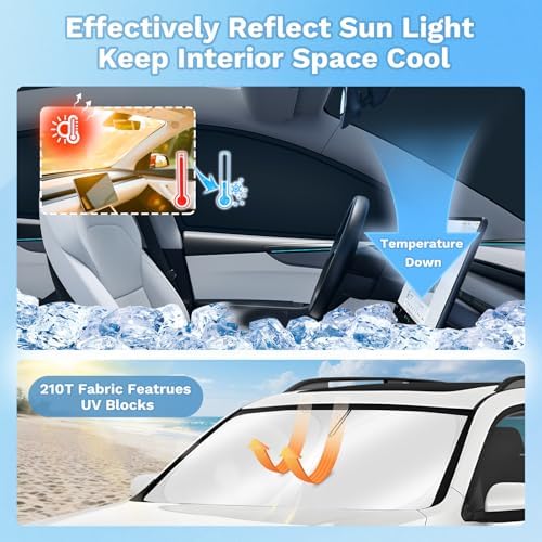 KUST Car Window Shades for Mazda CX-5 2017-2025 2026 Windshield Sun Shade Side Window Cover UV Block Privacy Protection CX5 Accessories for Camping Blackout Rear Back Full Set 8PCS - Image 3