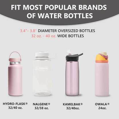 SEVEN SPARTA Car Cup Holder Expander for 32-40oz Large Bottles & Tumblers | Compatible with Yeti, Hydro Flask & Owala 32-40oz, Upgraded Adjustable Offset Base, Fits 3.4"-3.8" Bottles, Mugs & Tumblers - Image 6