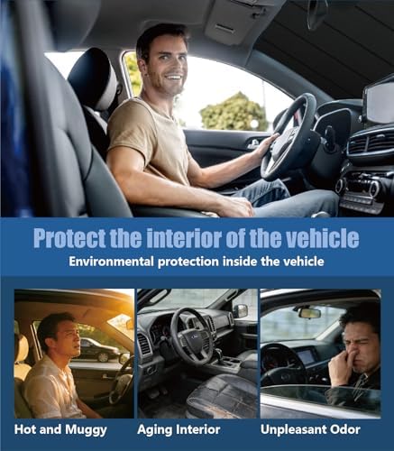 Windshield Sun Shade for Toyota RAV4 2026, Vehicle-Specific Design - Image 4