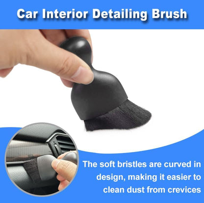 Windshield Cleaner Tool, Car Interior Detailing Cleaning Brush Kit - Image 7