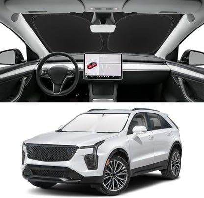 Custom Fit Windshield Sun Shade for Cadillac XT4 2019-2025 by SLOGENTO