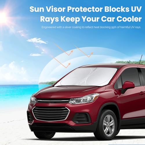 Windshield Sun Shade for Chevy Chevrolet Trax LS/1RS/LT/2RS/ 2013-2024 2026 - Image 6