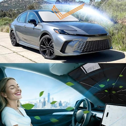 Windshield Sun Shade for 2025 2026 Toyota Camry - Image 6