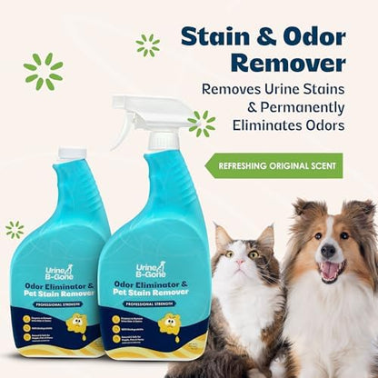 Urine B-Gone Enzyme Cleaner for Pet & Human Urine, Original, 32 oz, 2-Pack - Image 3
