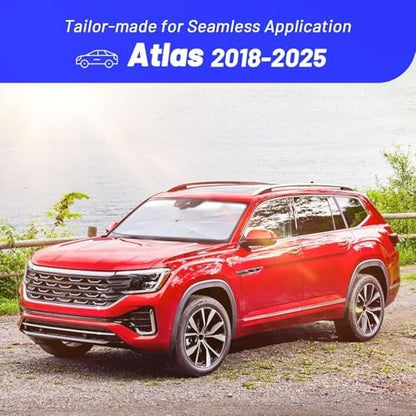 Windshield Sun Shade Umbrella for Volkswagen Atlas 2018-2025 Front Window - Image 3