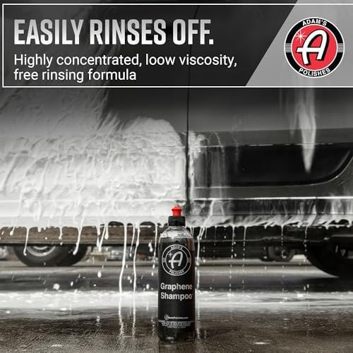 Adam's Polishes Graphene Shampoo Gallon, Graphene Ceramic Coating Infused Car Wash Soap, Powerful Cleaner & Protection In One Step, pH Neutral, High Suds For Foam Cannon, Foam Gun or Detailing Bucket - Image 6
