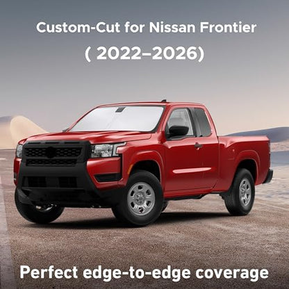 EcoNour Windshield Sunshade Compatible for Nissan Frontier 2022-2025 2026 - Image 2