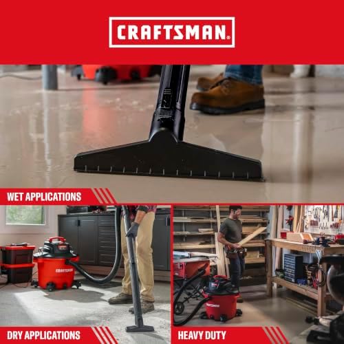 CRAFTSMAN CMXEVBE18595 16 Gallon 6.5 Peak HP Wet Dry Shop Vacuum - Image 4