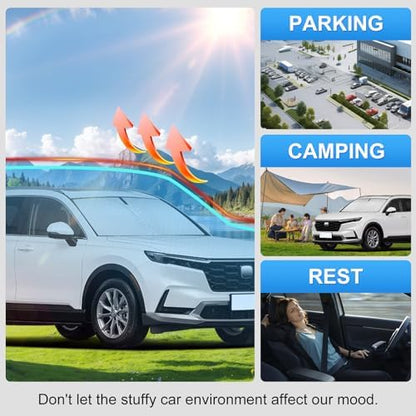 Custom Fit Windshield Sun Shade for Honda CRV CR-V 2023-2026 - Image 6