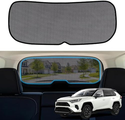 RAV4 Window Shades 2019-2024, Rear Window Mesh, 1PC by KOCZIL