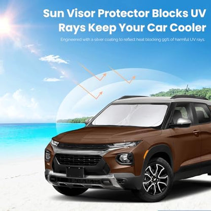 Windshield Sun Shade for Chevrolet Chevy Trailblazer 2021-2026 Sunshade - Image 6
