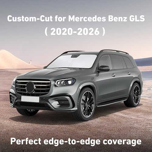 EcoNour Windshield Sunshade Compatible for Mercedes Benz GLS 2020-2025 2026 - Image 2