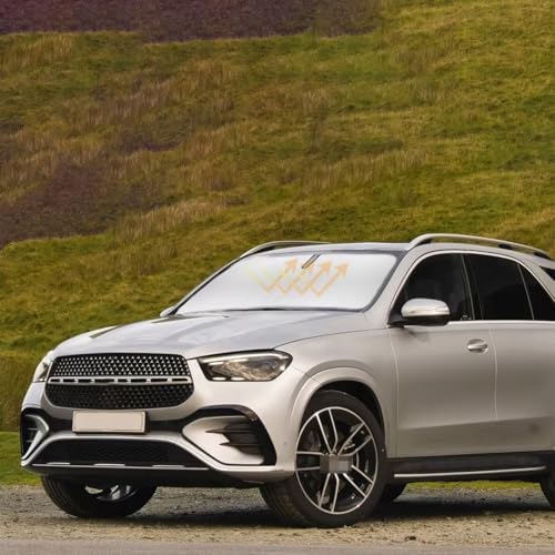 Custom Fit Windshield Sun Shade for Mercedes-Benz GLE 2012-2026 by SLOGENTO