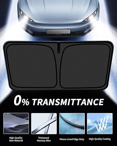 Prius Customized Windshield Sun Shade for 2010 2011 2012 2013 2014 2015 Prius Hatchback (NOT for Pri us C/V) Front Window Sunshade Visor Protector Foldable Blocks UV Rays Keep Car Cooler - Image 4