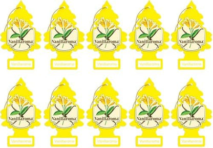 LITTLE TREES Car Air Freshener | Hanging Paper Tree for Home or Car | Vanillaroma | Single Tree per Package by LITTLETREES
